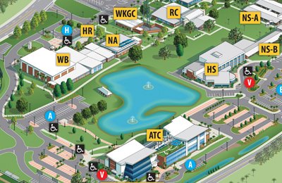 Panama City Campus Map